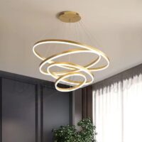 Candelabru LED 288W Minimalist 4 Gold