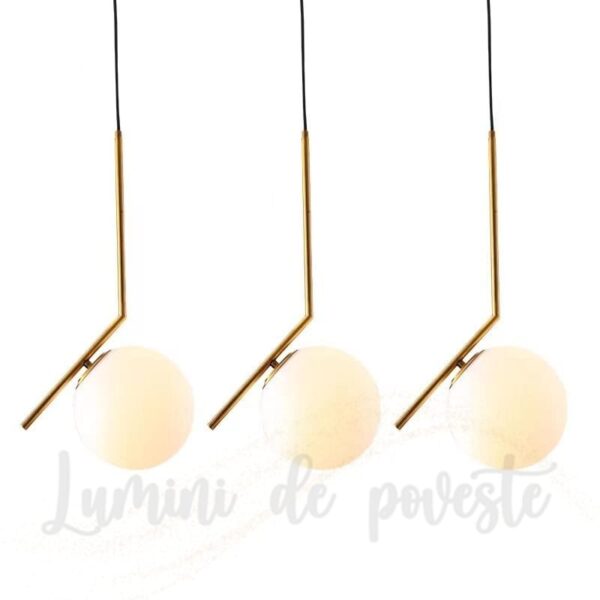 Candelabru Moon Liniar Gold