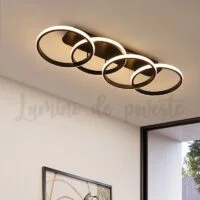 Lustra LED 104W Minimalist 4 Black