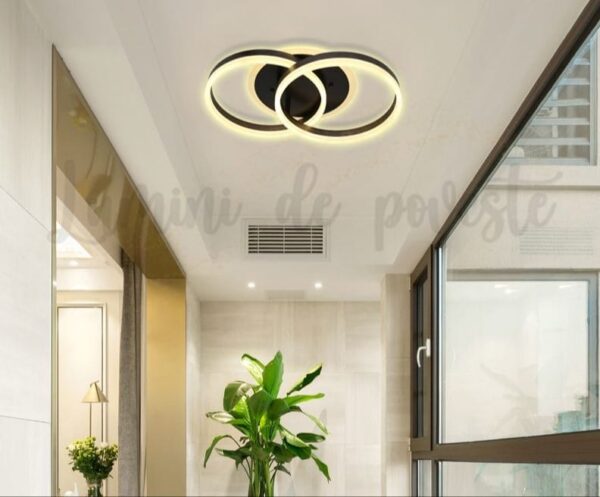 Lustra LED 120W Minimalist 2 Black