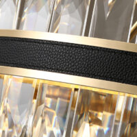 Candelabru LED Krystal Leather