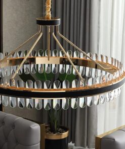 Candelabru LED Krystal Leather