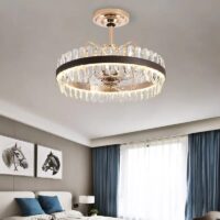 Candelabru LED Krystal Leather