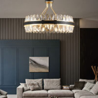 Candelabru LED Krystal Leather