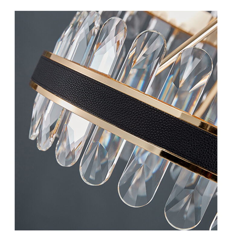 Candelabru LED Krystal Leather