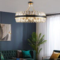 Candelabru LED Krystal Leather