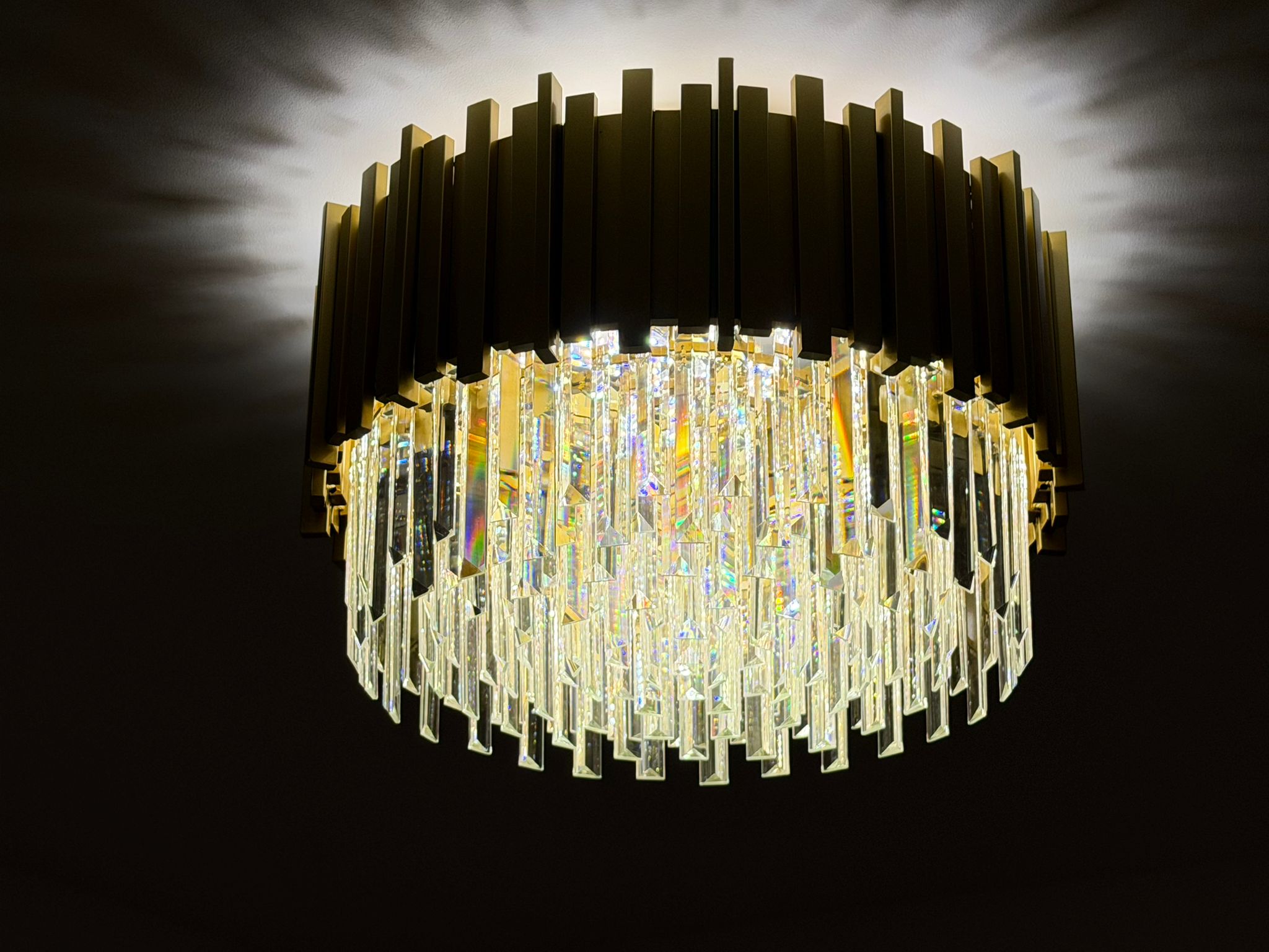 Candelabru Scaly Gold Matte 550 photo review