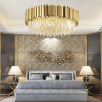 Candelabru Scaly Gold Matte