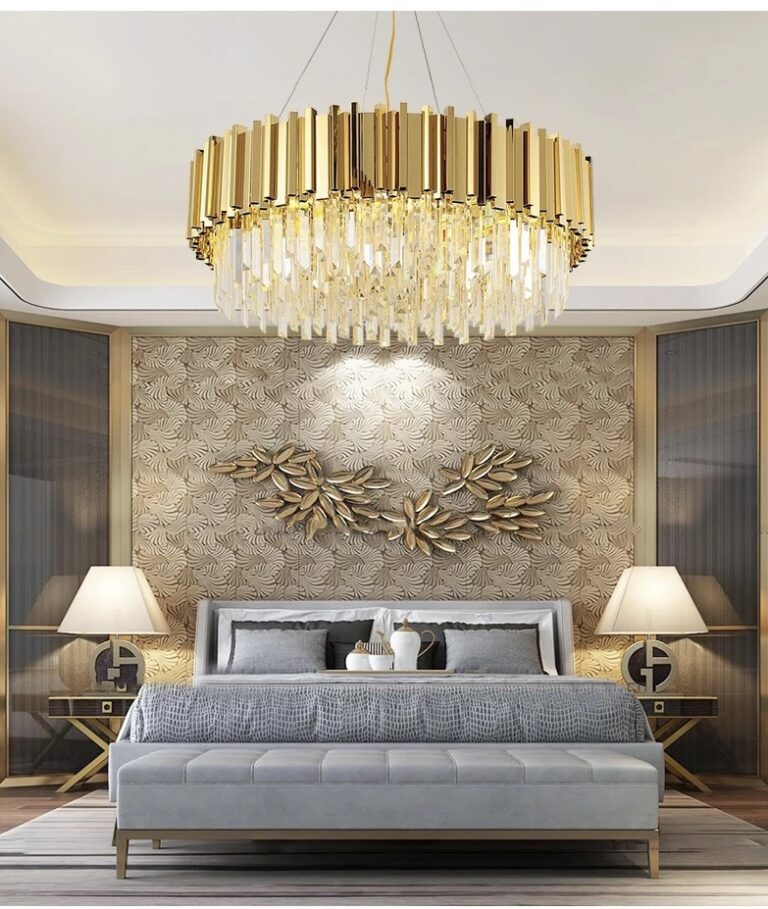 Candelabru Scaly Gold Matte
