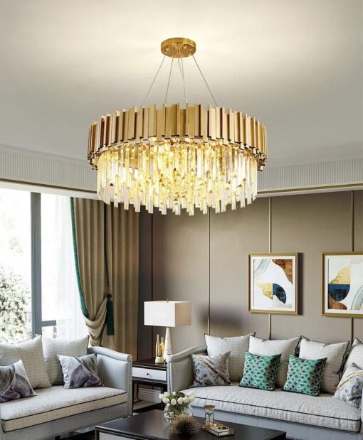 Candelabru Scaly Gold Matte