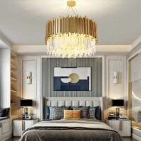 Candelabru Scaly Gold Matte