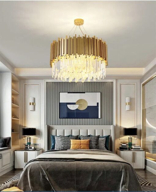 Candelabru Scaly Gold Matte