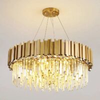 Candelabru Scaly Gold Matte