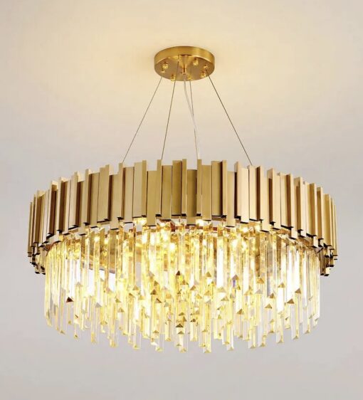 Candelabru Scaly Gold Matte