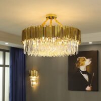 Candelabru Scaly Gold Matte