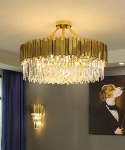 Candelabru Scaly Gold Matte