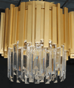 Candelabru Scaly Gold Matte