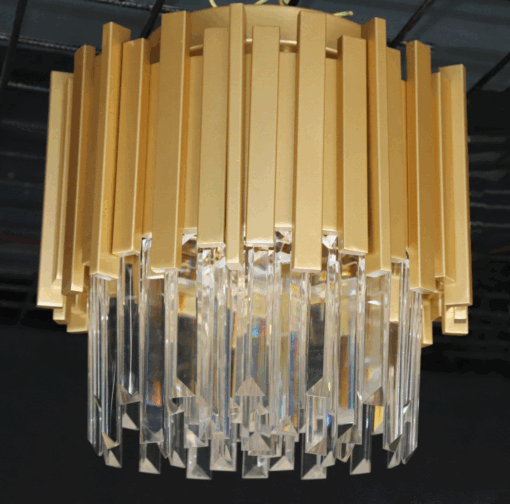 Candelabru Scaly Gold Matte