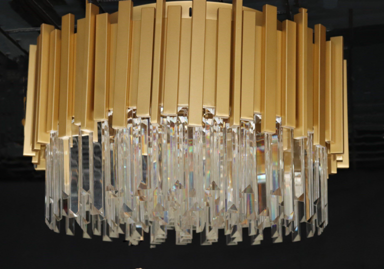 Candelabru Scaly Gold Matte