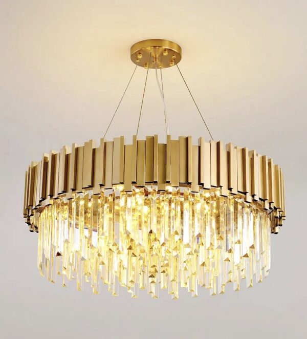 Candelabru Scaly Gold Matte