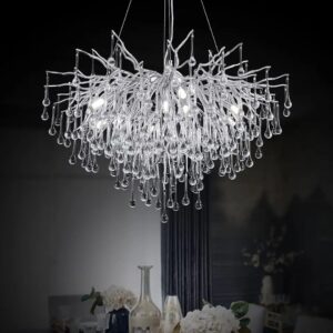 Candelabru LED Divino Silver 800