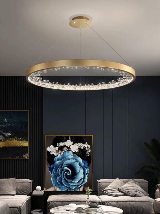 ndelabru LED 50W Frozen Minimalist Gold 400
