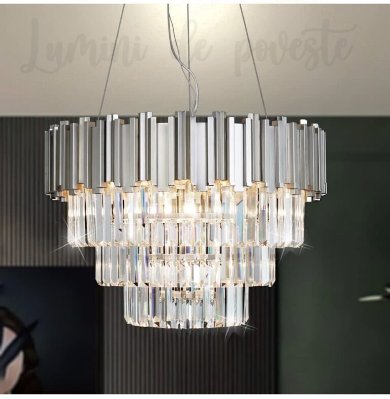 Candelabru Scaly Boheme Silver 400