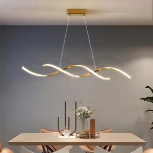 Candelabru LED 76W Twist Gold