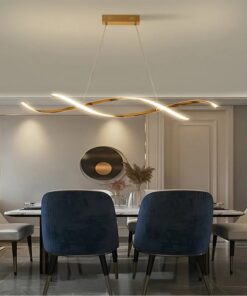 Candelabru LED 76W Twist Gold