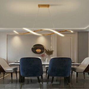 Candelabru LED 76W Twist Gold
