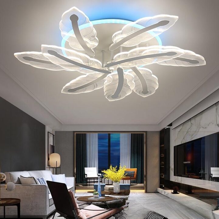 Lustra LED 144W Feather 9 RGB