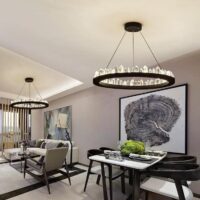 Candelabru Frozen Minimalist Black