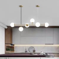 candelabru globo gold dining 6