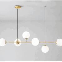 candelabru globo gold dining 6
