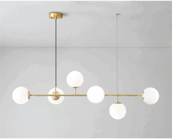 candelabru globo gold dining 6