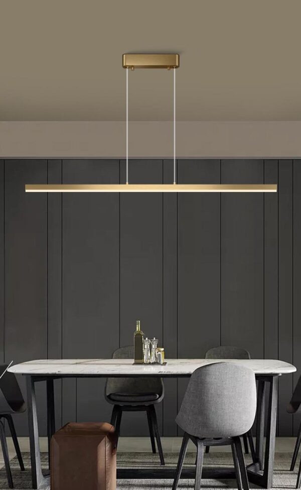 Candelabru LED 36W Minimalist Liniar Gold