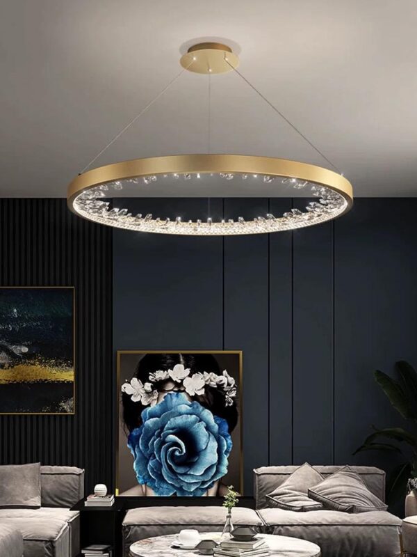 ndelabru LED 50W Frozen Minimalist Gold 400