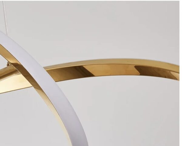 Candelabru LED 76W Twist Gold