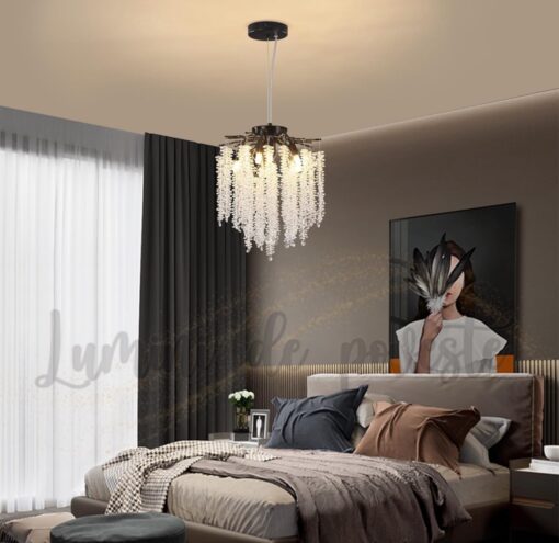 Candelabru Divino Black 450 E14 LM