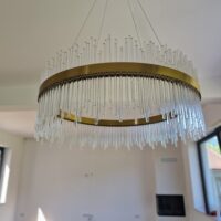 Candelabru LED 133W Cristal Harmony Gold 80 photo review