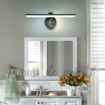 Aplica LED 36W baie Face Black