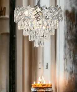 Candelabru Caroo Boheme SIlver 400
