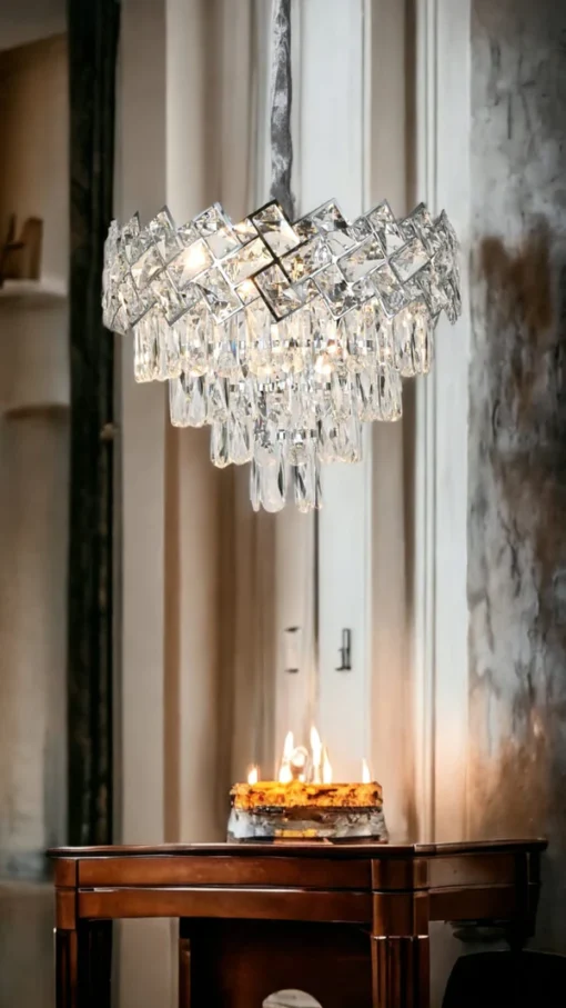 Candelabru Caroo Boheme SIlver 400