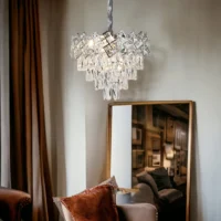 Candelabru Caroo Boheme SIlver 300