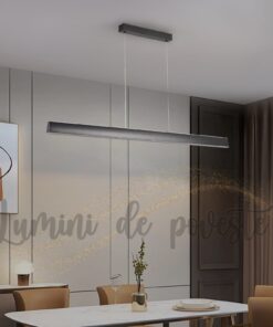 Candelabru LED 96W Minimalist Liniar Black Edge