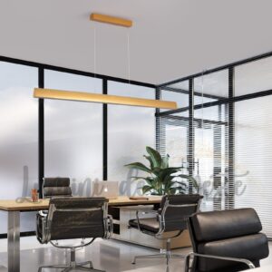 Candelabru LED 96W Minimalist Liniar Gold Edge