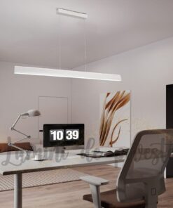 Candelabru LED 96W Minimalist Liniar White Edge