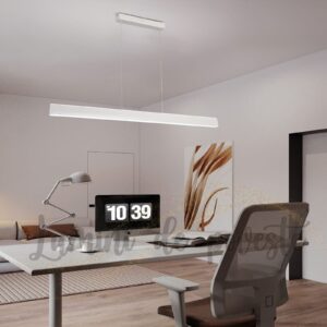 Candelabru LED 96W Minimalist Liniar White Edge