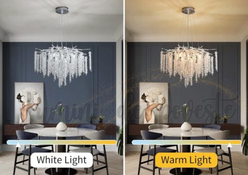 Candelabru Miracle Silver 450 E14 LM