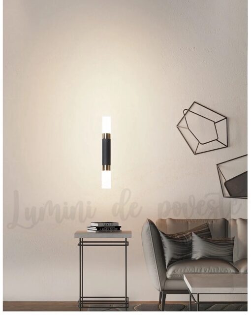 Aplica LED 7 W Glow Black